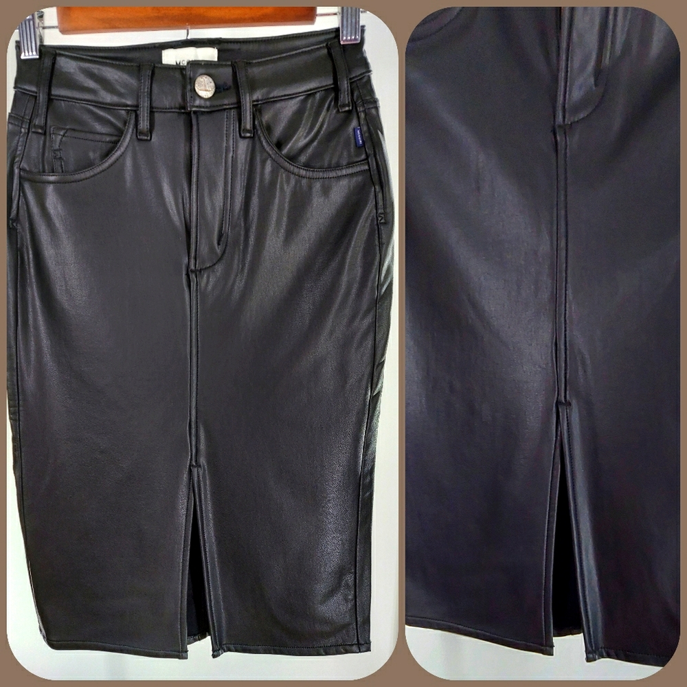 McGuire Leatherette Pencil Skirt 24